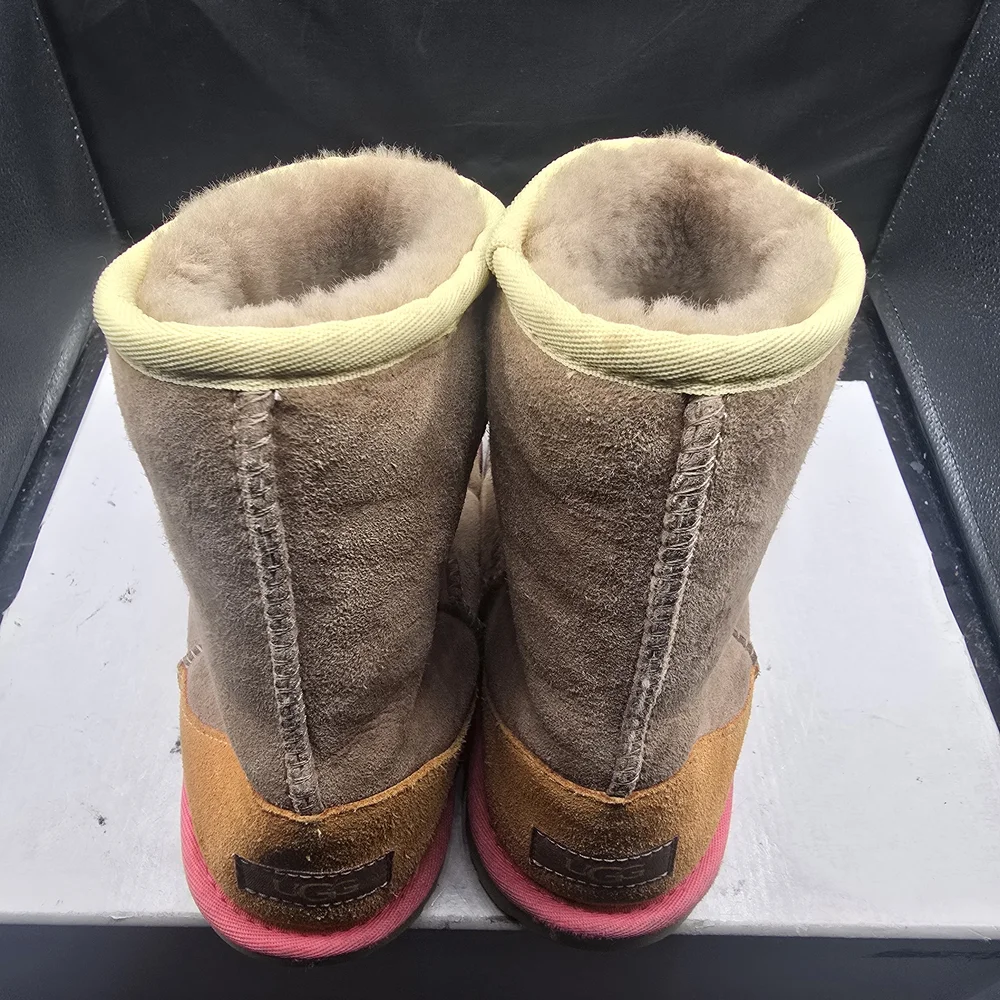 UGG Brown and Pink Winter Boots‎